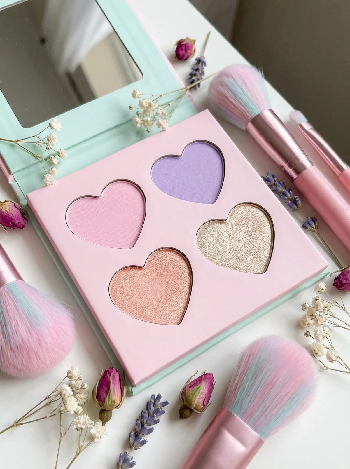再向虎山行国语 美妆教室心形眼影盘教程